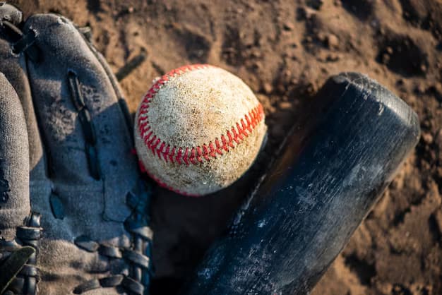 a baseball bat, ball and glove