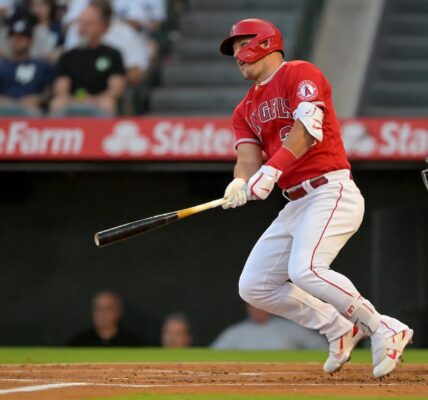 A baseball player on the field