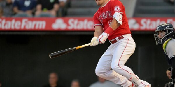 A baseball player on the field